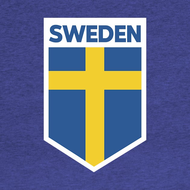 Sweden Flag Emblem by SLAG_Creative